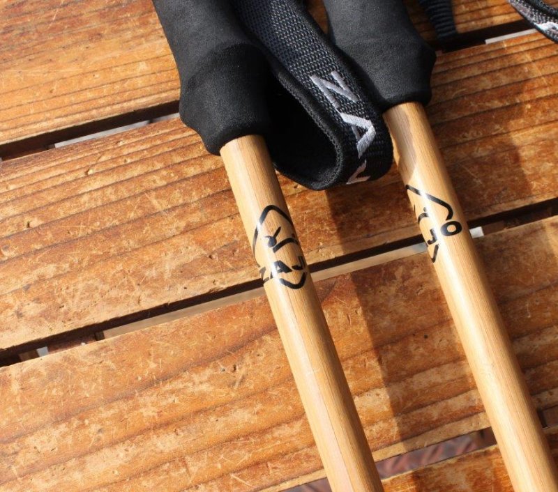 ZAJO ザジョ＞ Bamboo Trekking Pole バンブートレッキングポール 2本