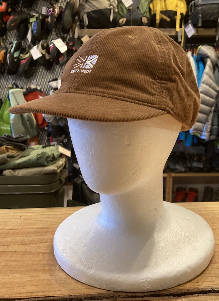 karrimor カリマー＞ corduroy logo cap コーデュロイ ロゴ キャップ