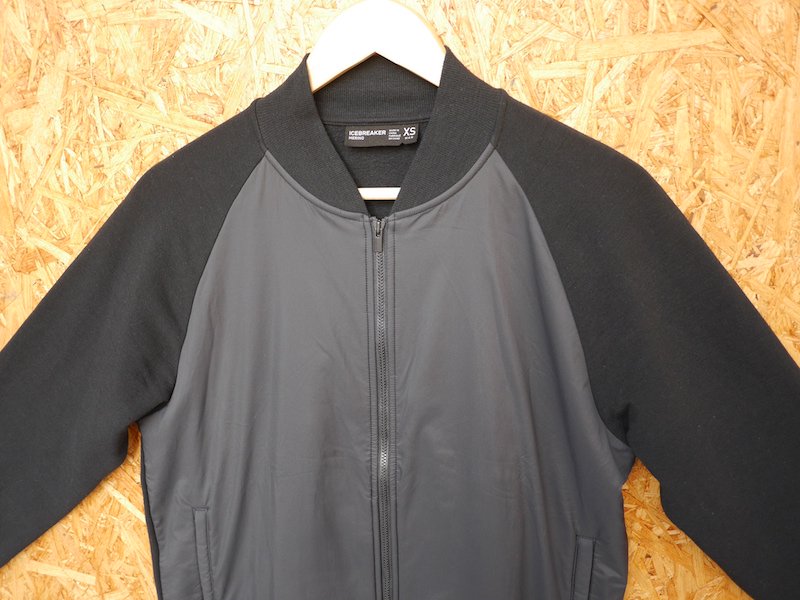 icebreaker アイスブレーカー＞ M REAL FLEECE FLIGHT JACKET リアルフリース フライト ジャケット 2 (メンズ)  | 中古アウトドア用品・中古登山用品 買取・販売専門店 : maunga (マウンガ)