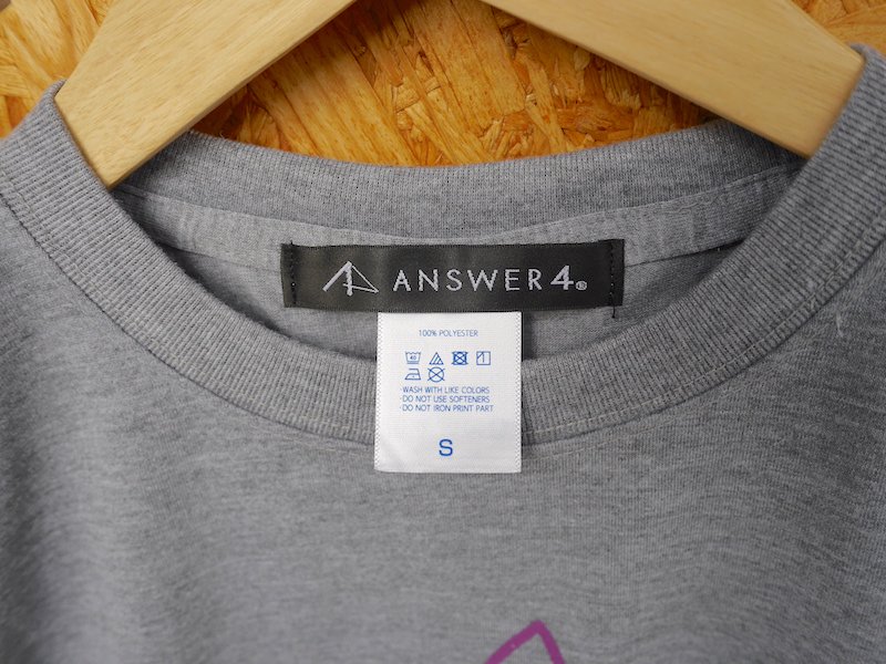 Answer4 アンサーフォー＞ ドライコットンタッチTシャツ 【クリック 