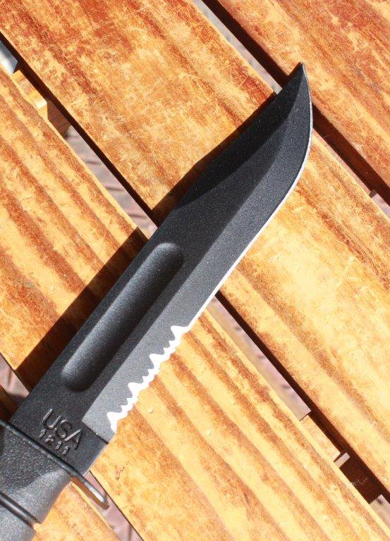 KA-BAR ケーバー＞ FIGHTING KNIFE BLACK ファイティングナイフ