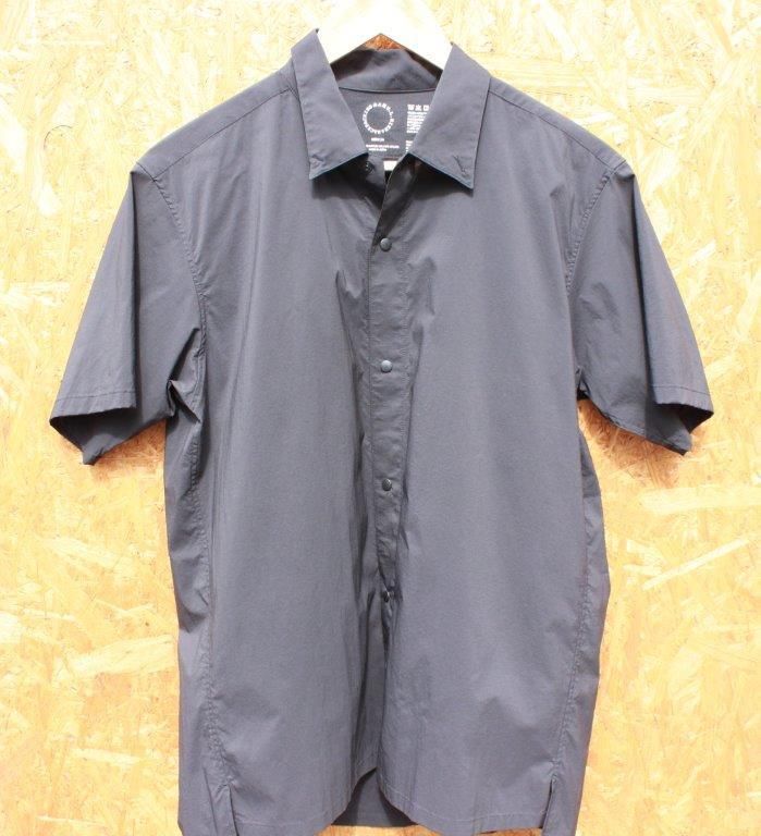 極細繊維クロス 山と道 UL Short Sleeve Shirt 黒 L | maximise.mu