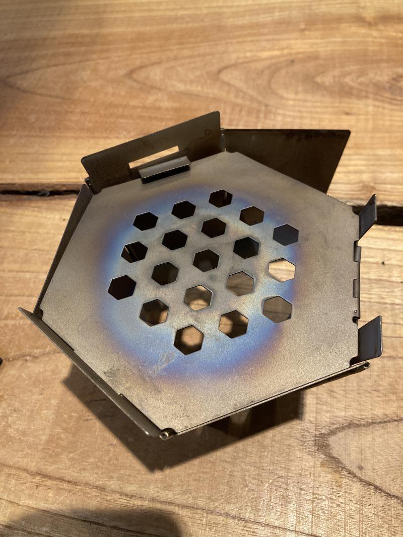 VARGO バーゴ＞ Titanium Hexagon Wood Stove チタニウムヘキサゴン 