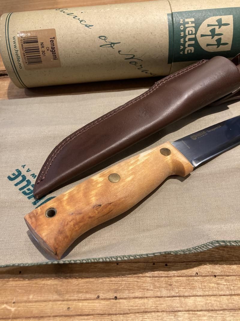 HELLE ヘレ＞ TEMAGAMI CA ヘレナイフ テマガミCA | 中古アウトドア ...