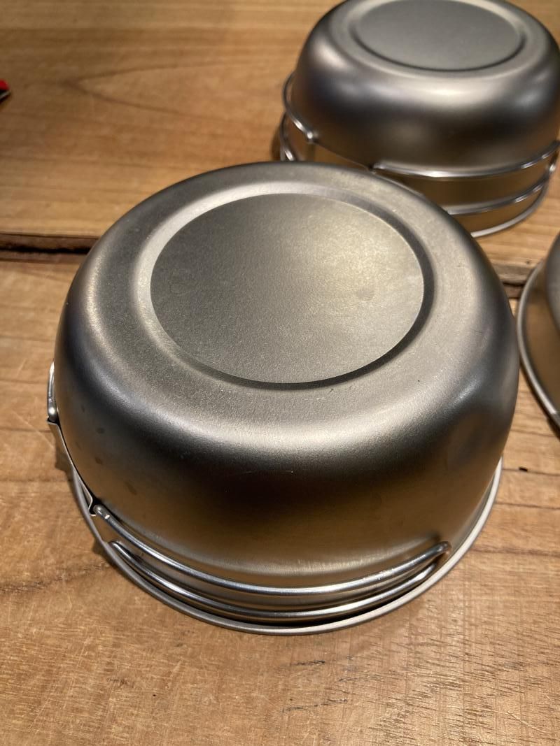 snow peak スノーピーク＞ TITANIUM 3 PIECE COOK SET チタン
