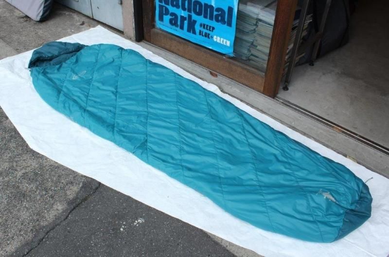 mont-bell Spiral Burrow Bag #3 青 寝袋