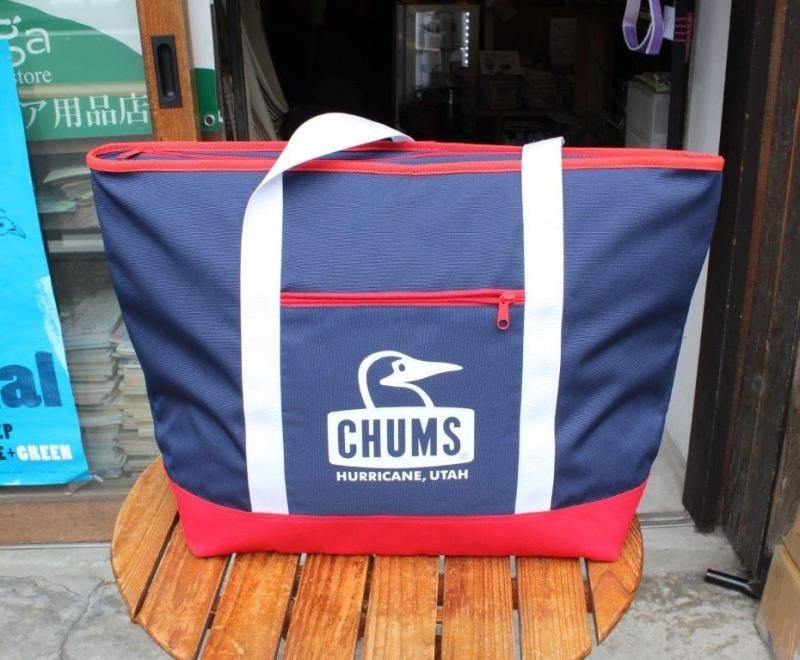 CHUMS チャムス＞ Camping Cooler Tote Bag キャンピング