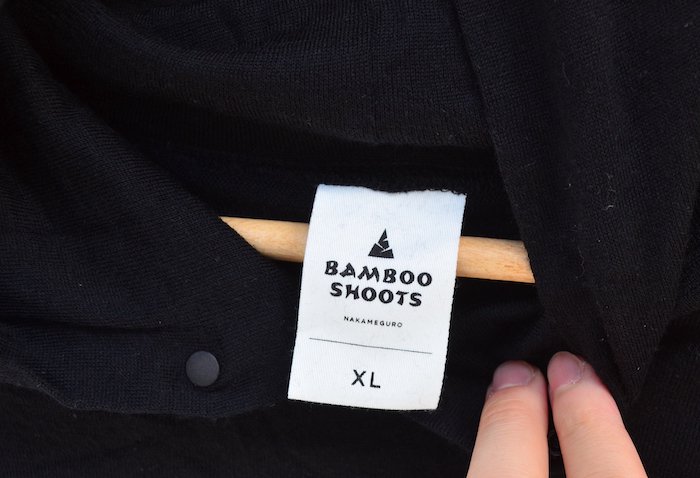BAMBOO SHOOTS バンブーシュート＞ MERINO WOOL LS HOODED T-SHIRT