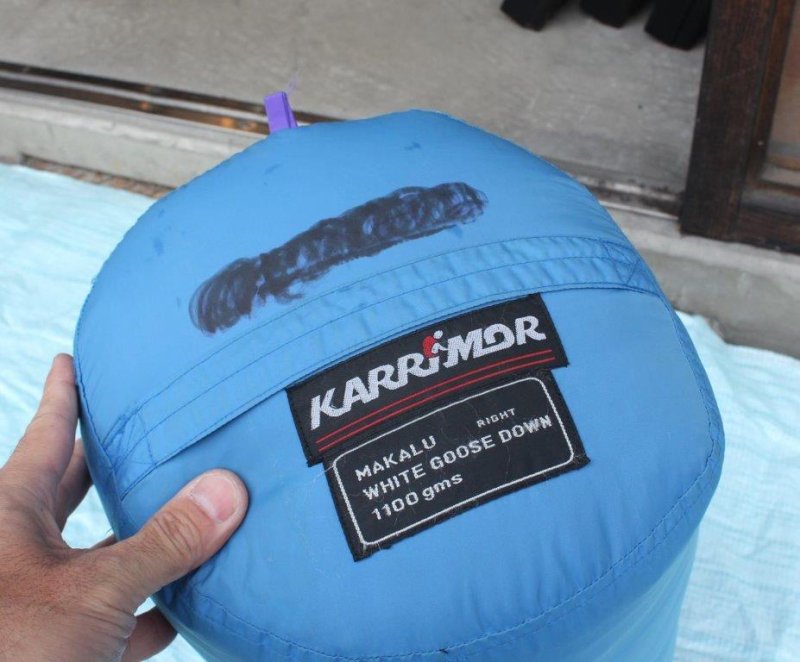 karrimor カリマー＞ MAKALU WHITE GOOSE DOWN 1100g マカルーホワイト 