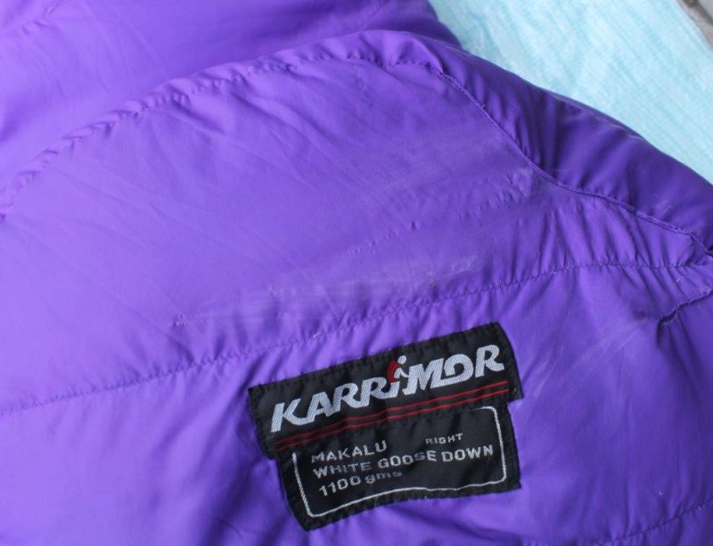 karrimor カリマー＞ MAKALU WHITE GOOSE DOWN 1100g マカルーホワイト 