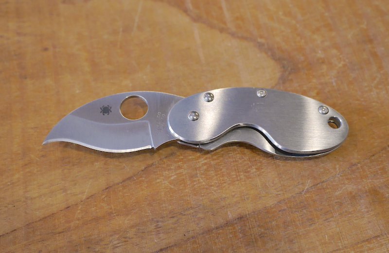 ＜SPYDERCO　スパイダルコ＞　CRICKET STAINLESS　クリケット・ステンレス　ストレート【クリックポスト便】対応 |  中古アウトドア用品・中古登山用品 買取・販売専門店 : maunga (マウンガ)