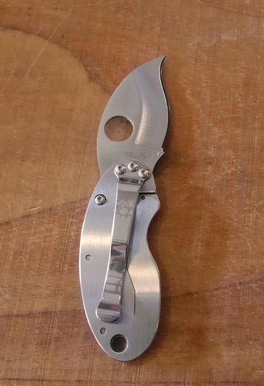 ＜SPYDERCO　スパイダルコ＞　CRICKET STAINLESS　クリケット・ステンレス　ストレート【クリックポスト便】対応 |  中古アウトドア用品・中古登山用品 買取・販売専門店 : maunga (マウンガ)