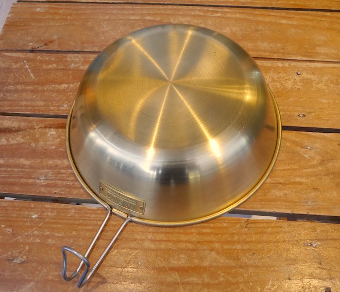 INOUT イナウト＞ Original Brass Sierra Dish + Original Sierra Dish Leather Grip  | 中古アウトドア用品・中古登山用品 買取・販売専門店 : maunga (マウンガ)