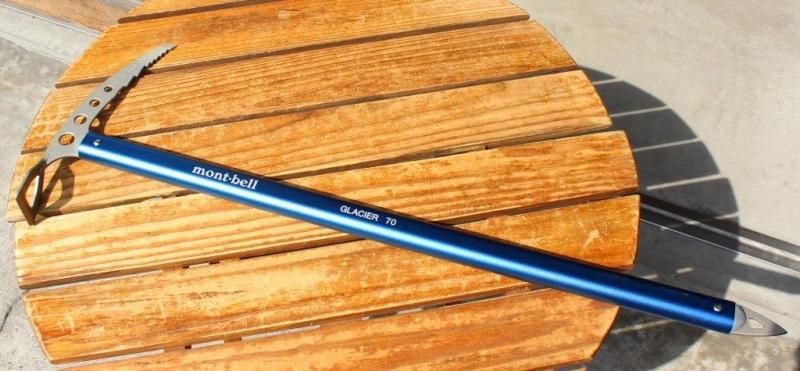 mont bell - モンベル mont-bell グレイシャー 60 リューシュ カバー付き ピッケル カジタックス アイゼン12本爪 ケース 付き 登山 グレイシャー｜モンベル