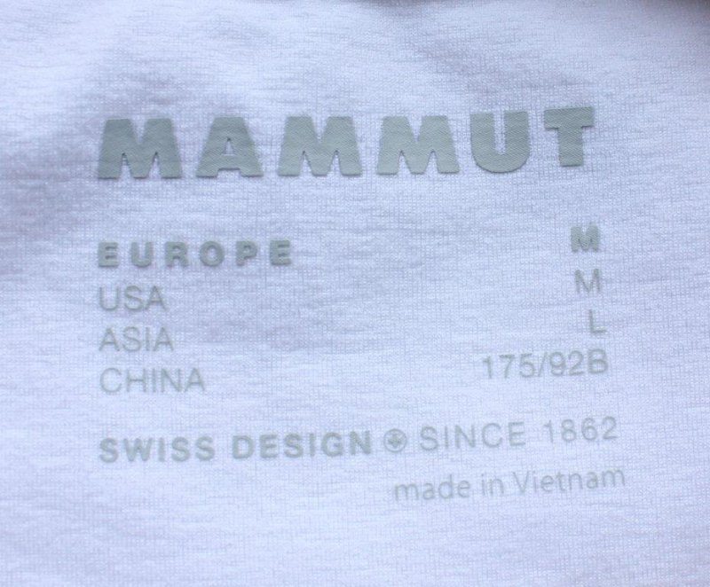 MAMMUT マムート＞ QD Logo Print Longsleeve T-shirts AF Men キュー