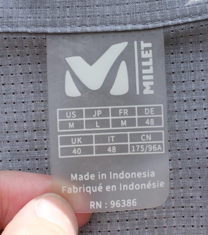 MILLET ミレー＞ ARPI SHIRT SS アルピシャツショートスリーブ