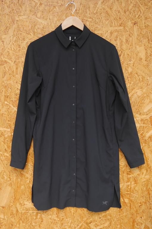 美品 ARC'TERYX コンテンタ LS シャツ ロングシャツ S 黒