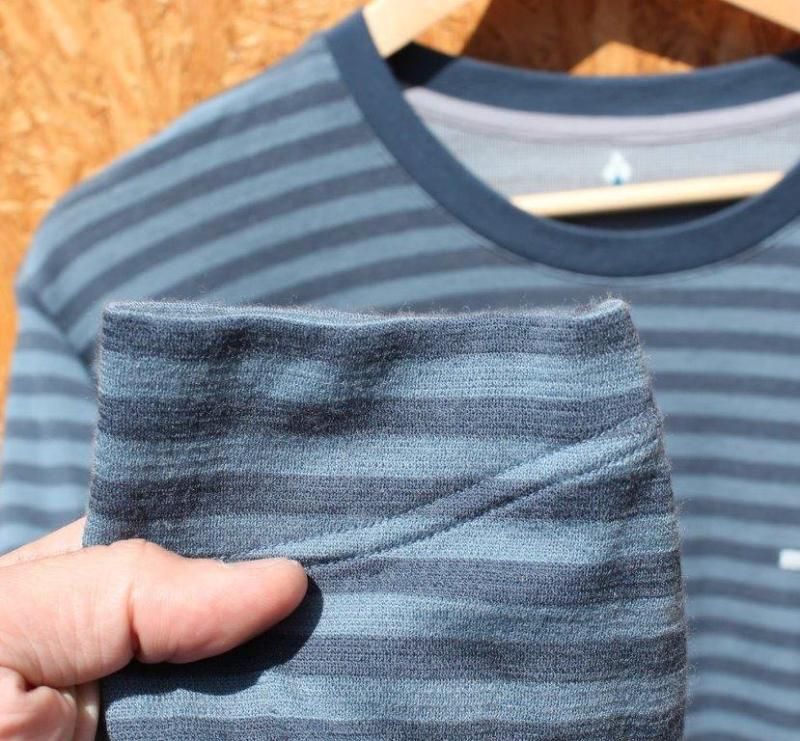 メリノウールプラスボーダーロングスリーブT Men's | Montbell Japan
