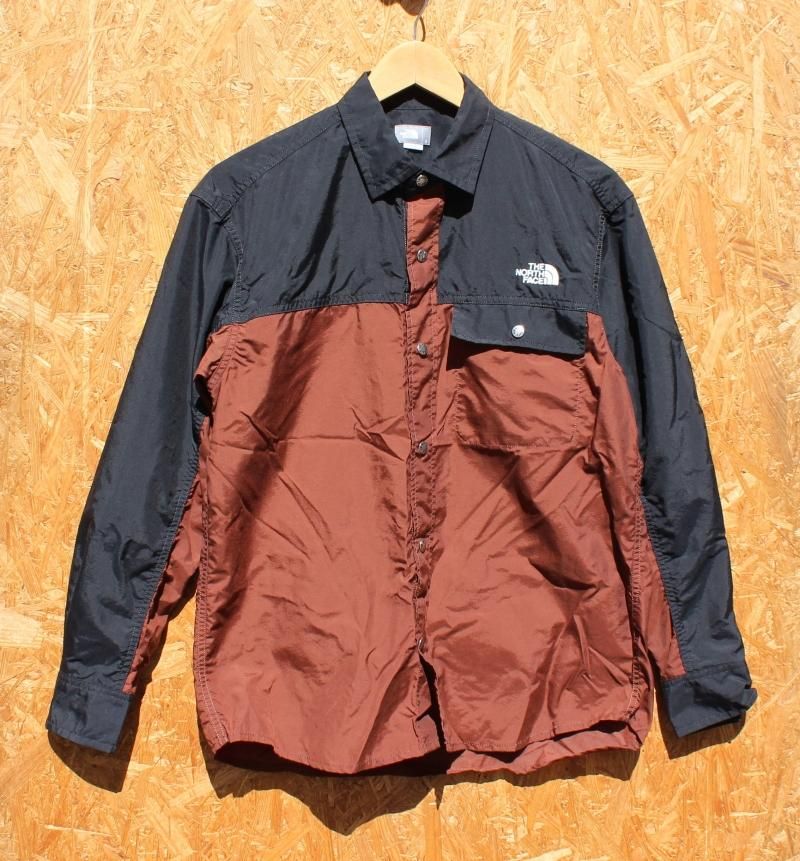 完売 THE NORTH ロング Shirt Nuptse L/S ノースフェイス＞ FACE 長袖シャツ