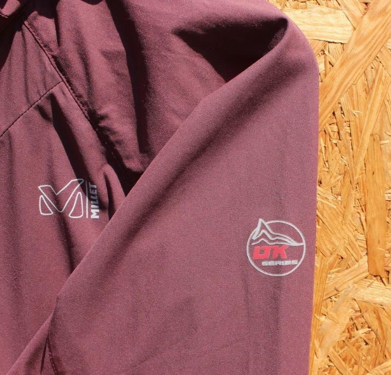 ミレー パーカー パープル　登山 MILLET ミレー＞ ストレッチウィンドシェルパーカー | 中古