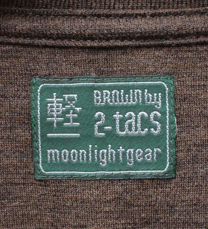 BROWN by 2-tacs×Moonlightgear ブラウンバイツータックス×ムーライトギア＞ BAA#3 MERINO CREW  軽Edition バー#3メリノクルー軽エディション | 中古アウトドア用品・中古登山用品 買取・販売専門店 : maunga (マウンガ)