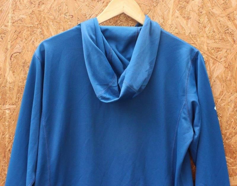 mont-bell ハーフジップ ジャケット 青 mont-bell モンベル＞ US クールハーフジップパーカ 【クリック