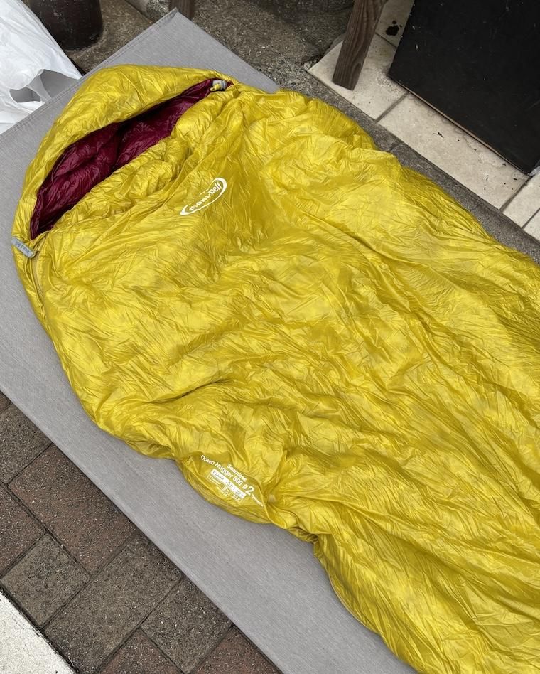 【未使用】mont-bell シームレスダウンハガー800 Women's #2 モンベル・シームレスダウンハガー800 #2】Women'sを1年以上使っ