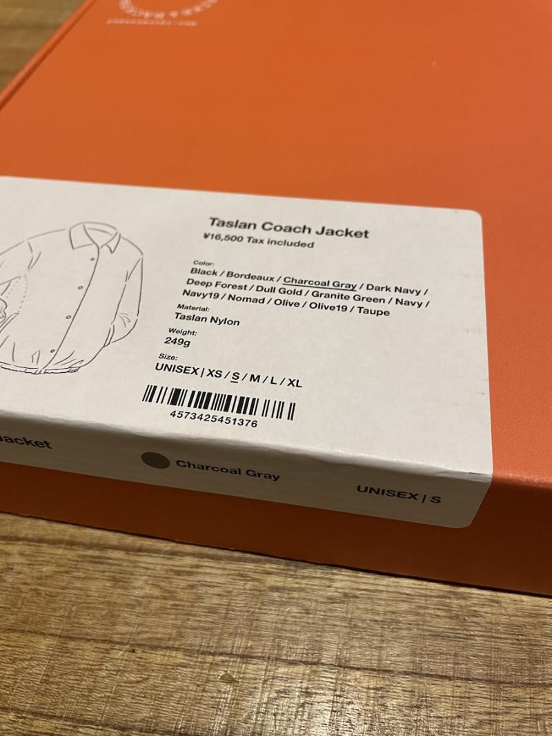山と道 YAMATOMICHI> Taslan Coach Jacket タスランコーチ 山と道 YAMATOMICHI> Taslan Coach Jacket タスランコーチ