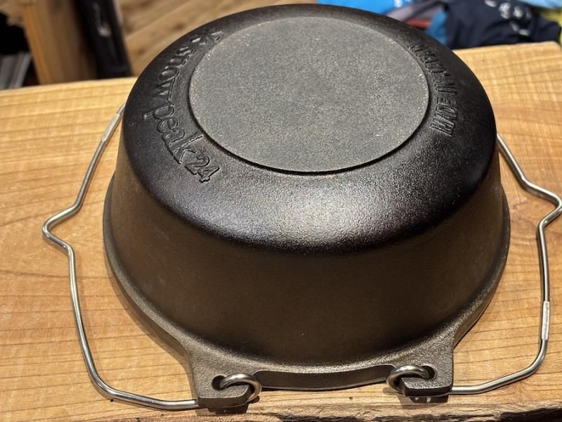 snow peak スノーピーク＞ 和鉄ダッチオーブン24 | 中古アウトドア用品