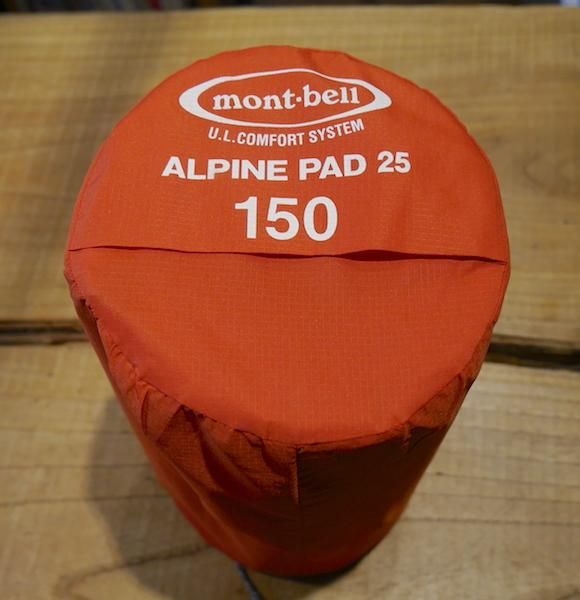 【数々のアワードを受賞】 mont-bell 150 25 Pad Alpine System U.L.Comfort モンベル＞ アウトドア寝具