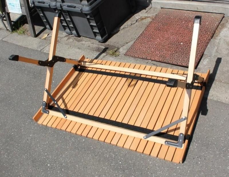 Hilander ハイランダー＞ Roll Top Table 2 Wood 90 ロール