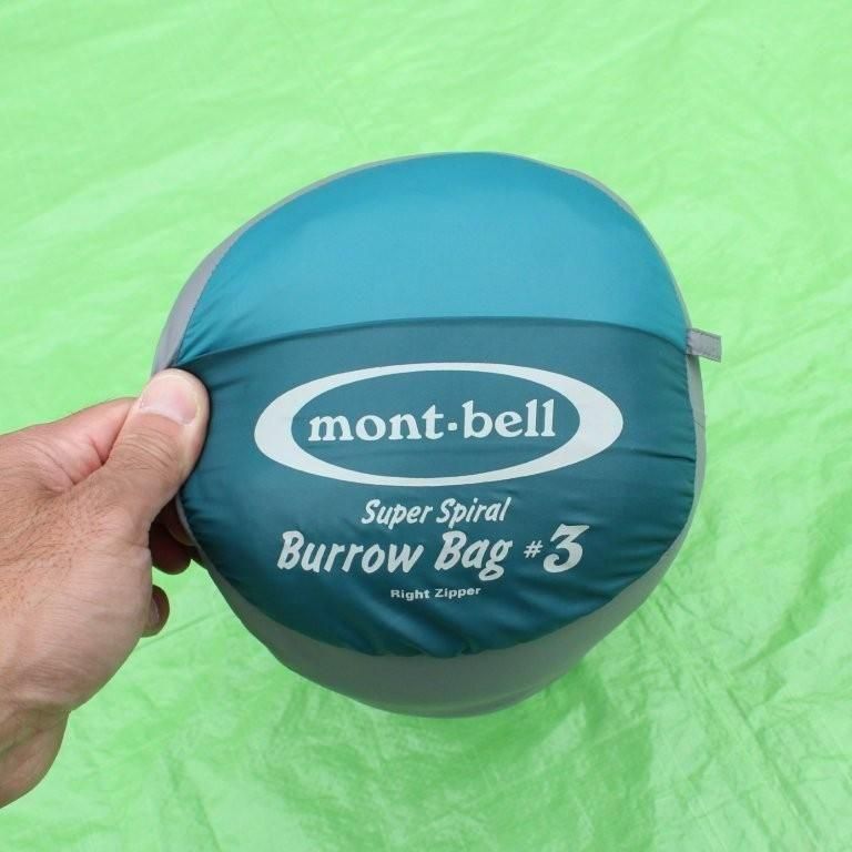 mont-bell モンベル＞ Super Spiral Burow Bag #3 スーパー
