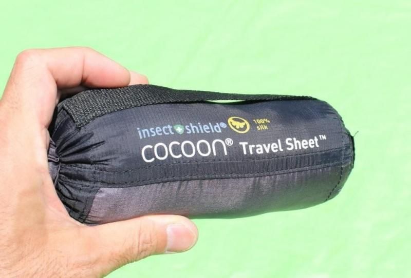 コクーン Insect shield サファリトラベルシーツ シルク