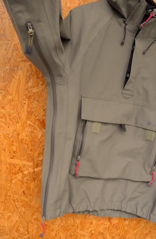 中古 peak FR レインプルオーバー snow peak スノーピーク> FRレインプルオーバー | 中古