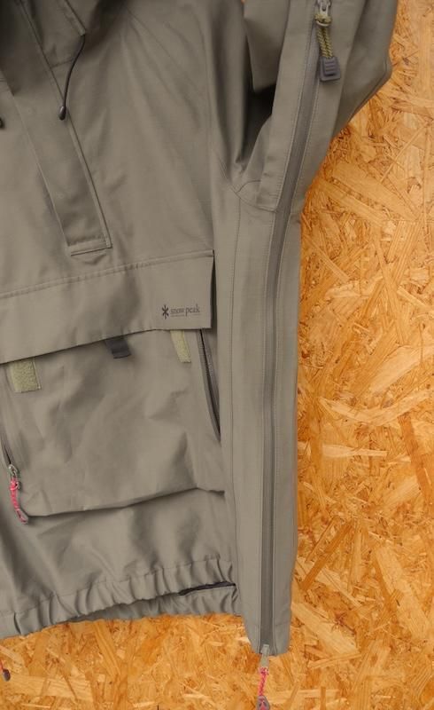 中古  peak FR レインプルオーバー snow peak スノーピーク＞ FRレインプルオーバー | 中古