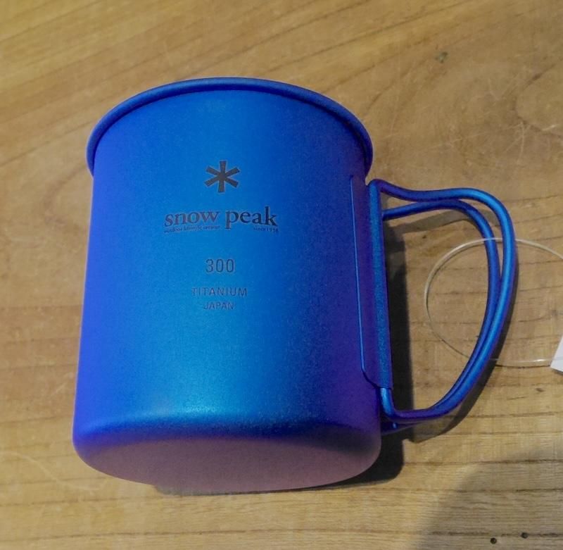snow peak スノーピーク＞ Titanium Single Wall 300 Mug チタン