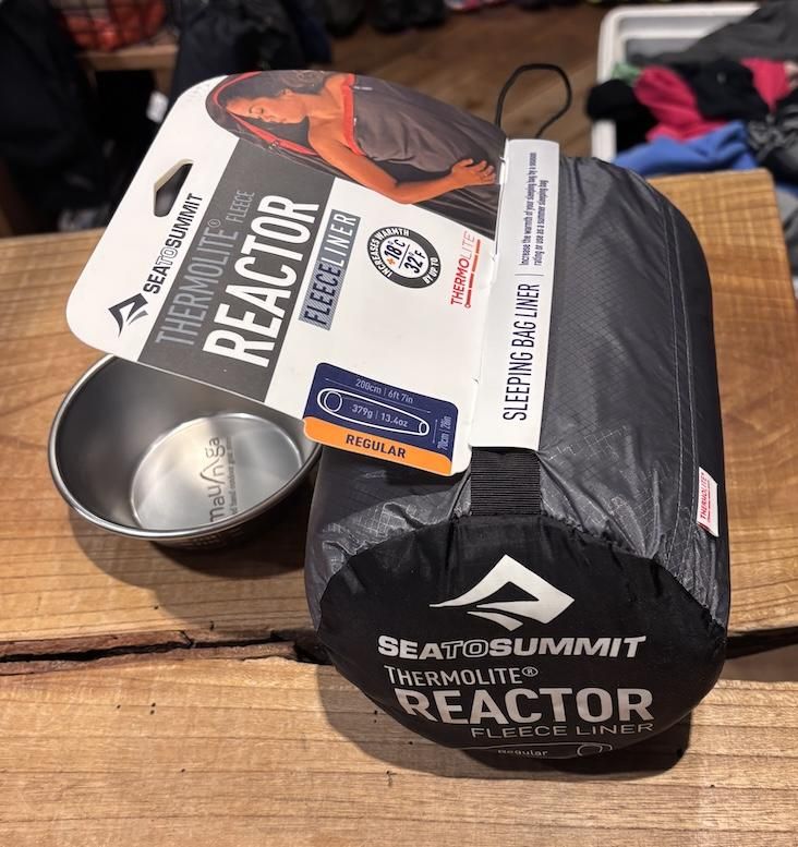 SEA TO SUMMIT シートゥサミット＞ THERMOLITE REACTOR FLEECE LINER