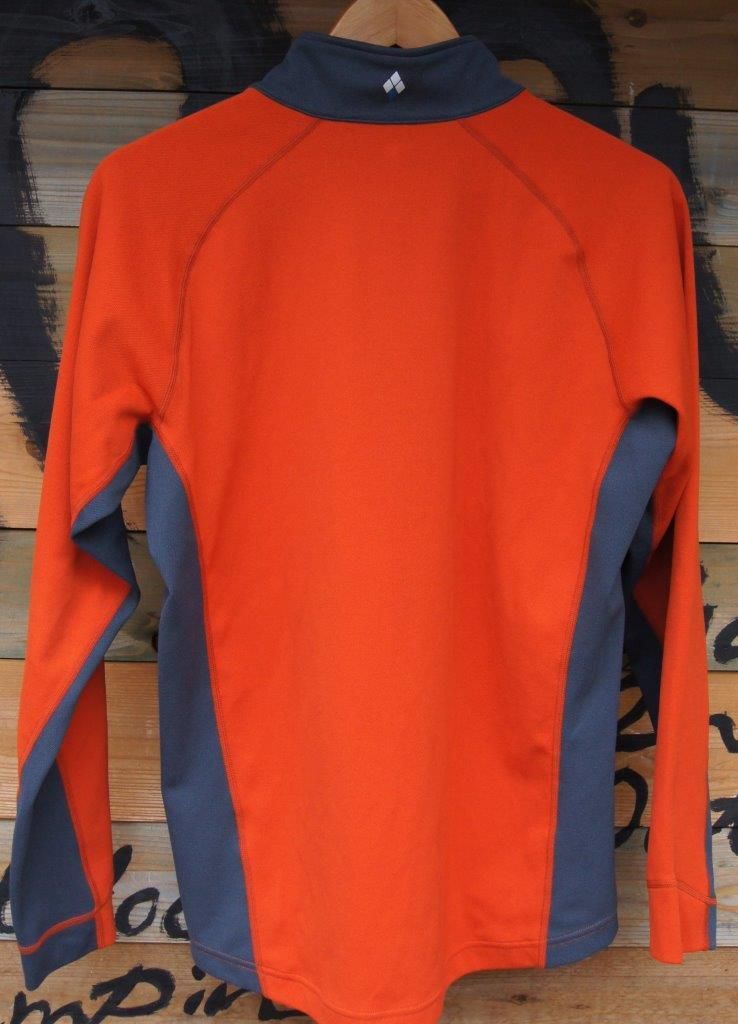 ○★新品 未使用 STONE  メタルジップオーバーシャツ オレンジ mont-bell モンベル＞ジオライン3Dサーマルロングスリーブジップ