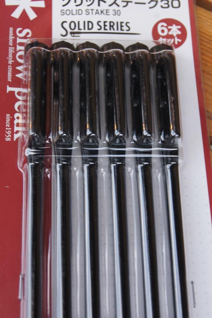 snow peak スノーピーク＞ ソリッドステーク30 6本セット | 中古