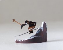 スキーヤー（竹細工）