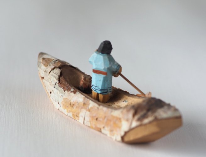 アイヌの木舟 - ソラシカ散歩[オンラインショップ]－古道具と雑貨と ...