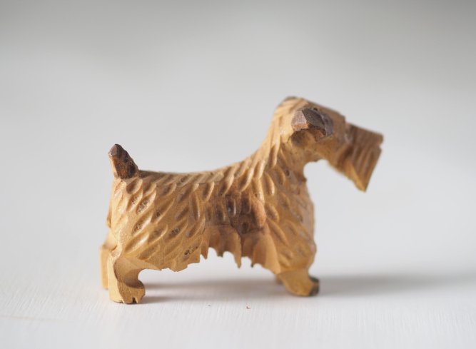 Shoryu168デザイン・トスカノ製 かわいい、パリのプードル犬の彫像 ...