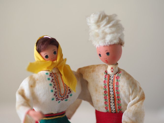 ブルガリア民族人形（A） - ソラシカ散歩[オンラインショップ]－古道具と雑貨と、なつかしい暮らし－