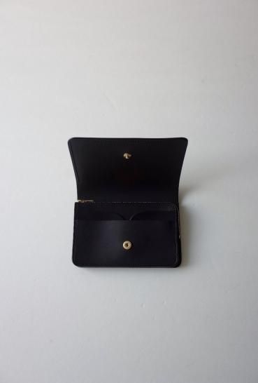 履き心地◎ 新品 forme Short wallet / Baby calf Black