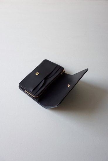 forme Short wallet Baby calf Black 財布 【安心発送