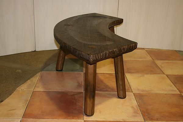 焼桐カーブベンチ - 桐里工房オンラインショップ桐蔵