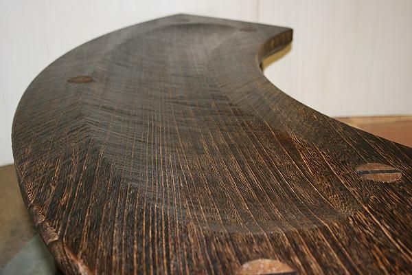 焼桐カーブベンチ - 桐里工房オンラインショップ桐蔵