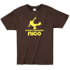 【NICO】オリジナルTシャツ CHOCOLATE×YELLOW