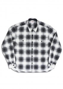 N Printed Flannel Check Shirt.