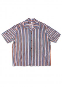 N O/C Striped Rayon Shirt.